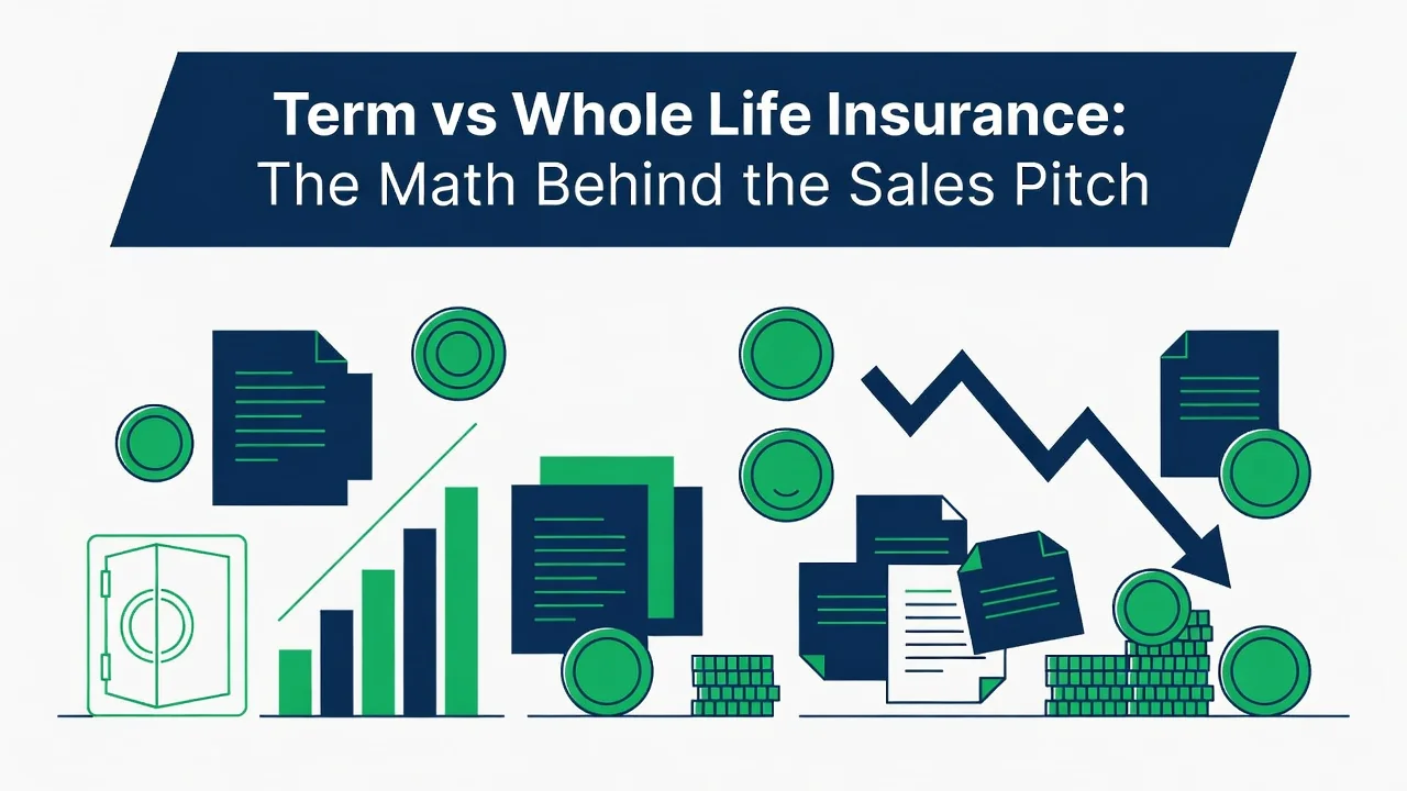 Term vs Whole Life Insurance: The Math Behind the Sales Pitch